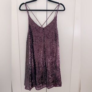 Free People Sequin Mini Dress